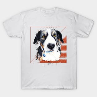 Kelpie drawing spray T-Shirt